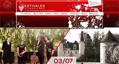 Desktop Screenshot of estivales-musique-medoc.com