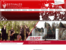 Tablet Screenshot of estivales-musique-medoc.com